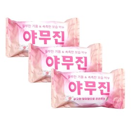 Clio Mild Soap Rose Scented Pink 120g / 크리오 야무진 비누 장미향 핑크 120g X 3개