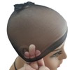 20 Pcs Real Ultra Thin HD Black Nylon Wig Caps
