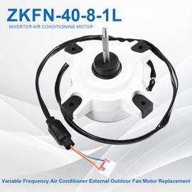 Smtime ZKFN-40-8-1L Inverter Air Conditioning BLDC Motor DC310V 40W 8P IPX4 800r/min, ZKFN-40-8-1L-5 Variable Frequency Air Conditioner External Outdoor Fan Motor Replacement