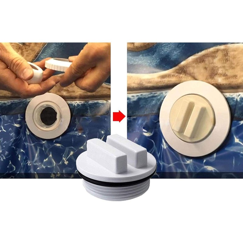 Winter Cap for Inlet Nozzle, Sealing Plug, Solid Pool Single