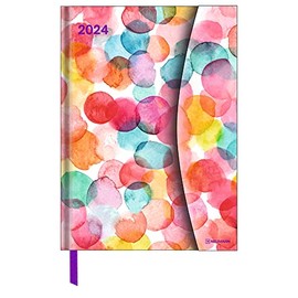 Watercolours 2024 - Diary - Book Calendar - Pocket Calendar - 16 x 22: Magneto Diary