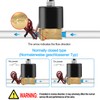 Heschen Brass Electric Solenoid Valve 1/4 Inch DC 24V Direct