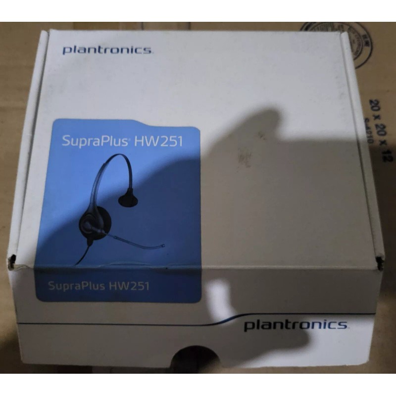 Plantronics SupraPlus HW251 Mono Voice Tube Noise-Cancelin