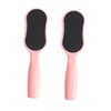 Housoutil 2pcs Double-sided Callus Remover Foot File Handle Ergonomic Pedicure