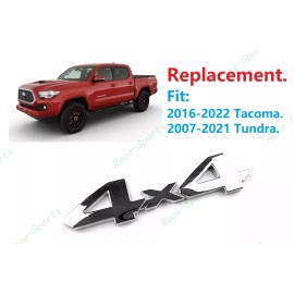 Toyota 1PC Chrome Rear 4x4 EMBLEM BADGE Fit 2016-2022 TACOMA 2007-2021 Tundra