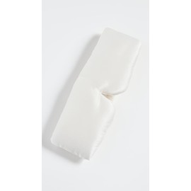 Lunya Women's Washable Silk Eye Mask, Tranquil White, One Size