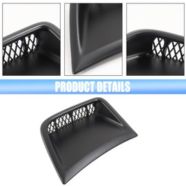 GearUp 2Pcs Front Bumper Side Bezel Cover for Subaru Impreza WRX STi 2014 2013 2012 2011 2010 2009 2008 Matte Black Bumper Side Air Vents Cover