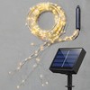 Solar Fairy String Lights Outside, Multi Strand 180 LEDs Watering