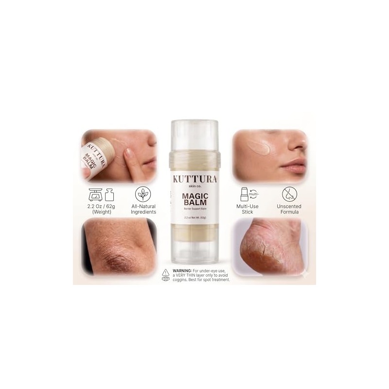KUTTURA Magic Balm Stick – Barrier Support Moisturizing Balm for
