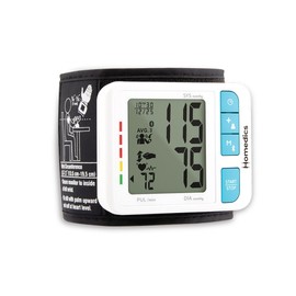 Homedics 700 Series Wrist Cuff Blood Pressure Monitor for Home Use, One-Touch Operation, Accurate Results, 2 Users, with Bluetooth Wireless Technology to The Homedics Health App (Smart)