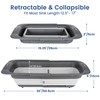 ROTTOGOON Collapsible Colander Strainer, Expandable Over the Sink Colander for