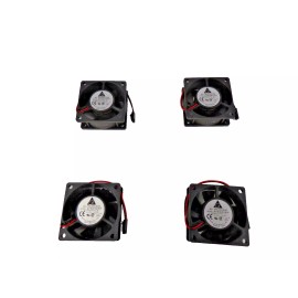 Delta Lot of 4 Delta AFB0624H 24V 0.11A 2-wire double ball cooling fan