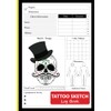 Tattoo Sketch Log Book: Tattoo Artist Record Book, A Client