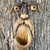 BTMIEY Old Man Tree Hugger, Amusing Unique Bird Feeders for