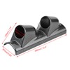 Universal Carbon Fiber Gauge Pillar Holder, Nonfading Dual Hole Plastic