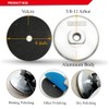 DT-DIATOOL 2pcs Aluminum Backer Pad 4 Inch Hook and Loop