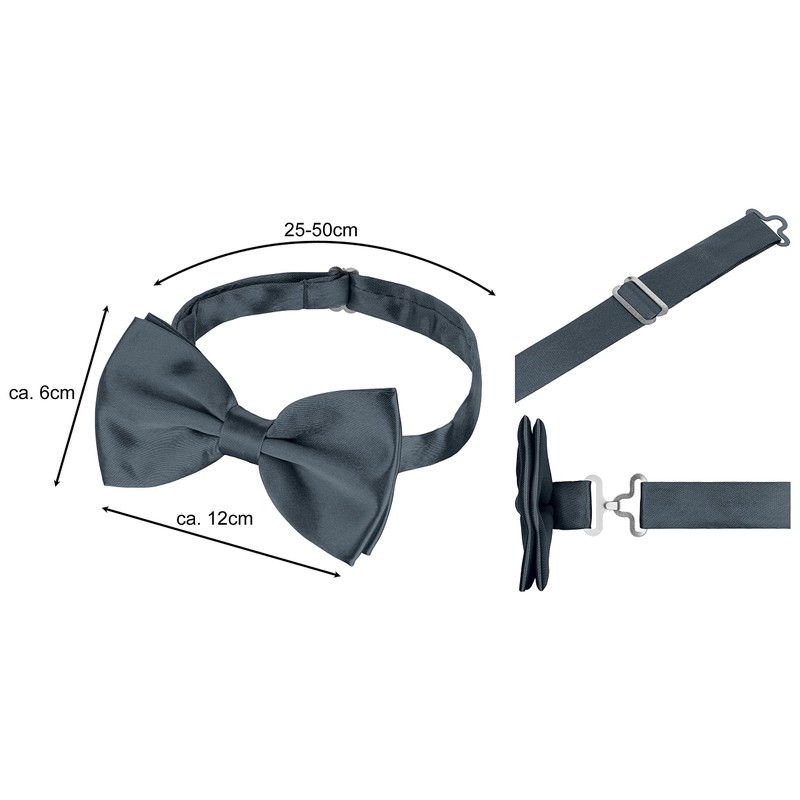 BomGuard Men's Cummerbund with Bow Tie and Pocket Square for