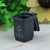 SHIDXIB 10Pcs Creative Trash Can Miniature Mini Trash Bin Sorting