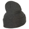 e4Hats.com Big Yellow Eyes Embroidered Long Beanie - Dk Grey