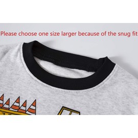 Little Boys Pajamas for Toddler Clothes Set Truck Sleepwear Long Sleeve 100% Cotton 2 Piece Kids Pjs(Truck-21 5T)