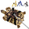 HOKABLE Pet Turtle Leather Harness & Leash - Adjustable Control