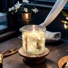 Memory Island Candles with LED Lights, Natural Aromatherapy Candle for