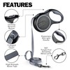 Pawfect Paws Premium Retractable Dog Leash - Extendable up to