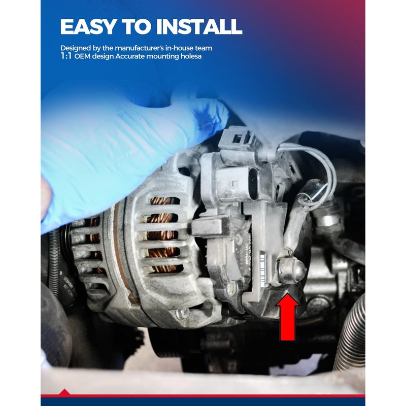 KAX New Alternator Compatible with CAT Skid Steer Loaders 236D