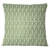 S4Sassy Ikat Print Olive Green 2 Pcs Cotton Poplin Cushion