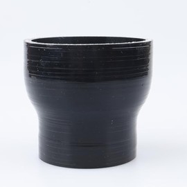 AC PERFORMANCE AC PERFORMANCE ID 3" to 2.25" (76mm to 57mm) Silicone Hose Straight Reducer 3-Ply Reinforced Black, 3" Length