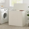 WOWLIVE 180L Laundry Hamper with Lid 3 Section,Large Laundry Basket