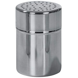 Fackelmann 42968 Nirosta Fine Shaker, 8 x 6 cm, Stainless Steel