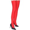 OMOSIROKURABU Smooth Knit Long Tights (KN04), red