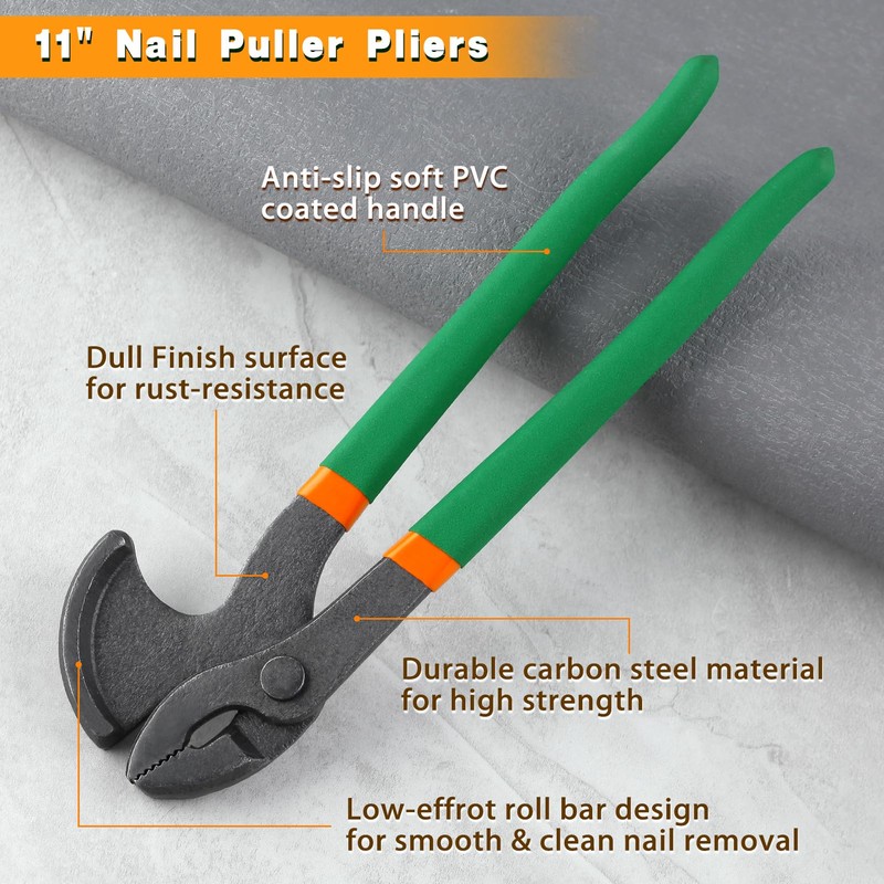 LEONTOOL Nail Puller, Pliers, Nail Puller, Strong Nail Puller, Professional