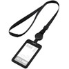 ID Card Holder, Black ID Card Holder, Badge Holder, Identification