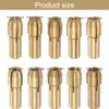 QIBZI Drill Chuck Precision Brass Drill Chuck 0.5-3.2mm Brass Drill