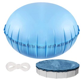 HIULLEN 4x4 ft Poolkissen Winte,Pool Luftkissen Winter Zubehör,Winter-Schluss-Luftkissen Kaltbeständig Für Winterfeste Poolabdeckung Oberirdischen Pool Winterkissen(Round)