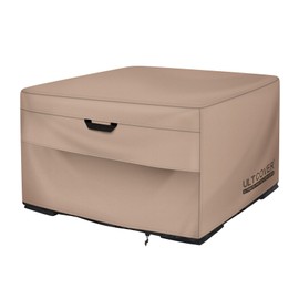 ULTCOVER Patio Fire Pit Table Cover Square 40 inch Outdoor Waterproof Fire Bowl Cover