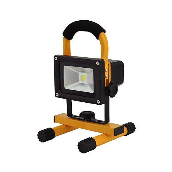 LEDwholesalers 12-Watt Rechargeable Portable LED Work Light with 12V and 120V Charger, 3851WH