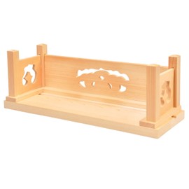 Sakai Sangyo Bill Stand, Large | Cypress Wood Grain Style Shrines Temples Easy to Hang Anywhere, Simple Shinto Shelf, Good Luck, Made in Japan, Examinees, Pass Prayers, Pass Lucky Charm