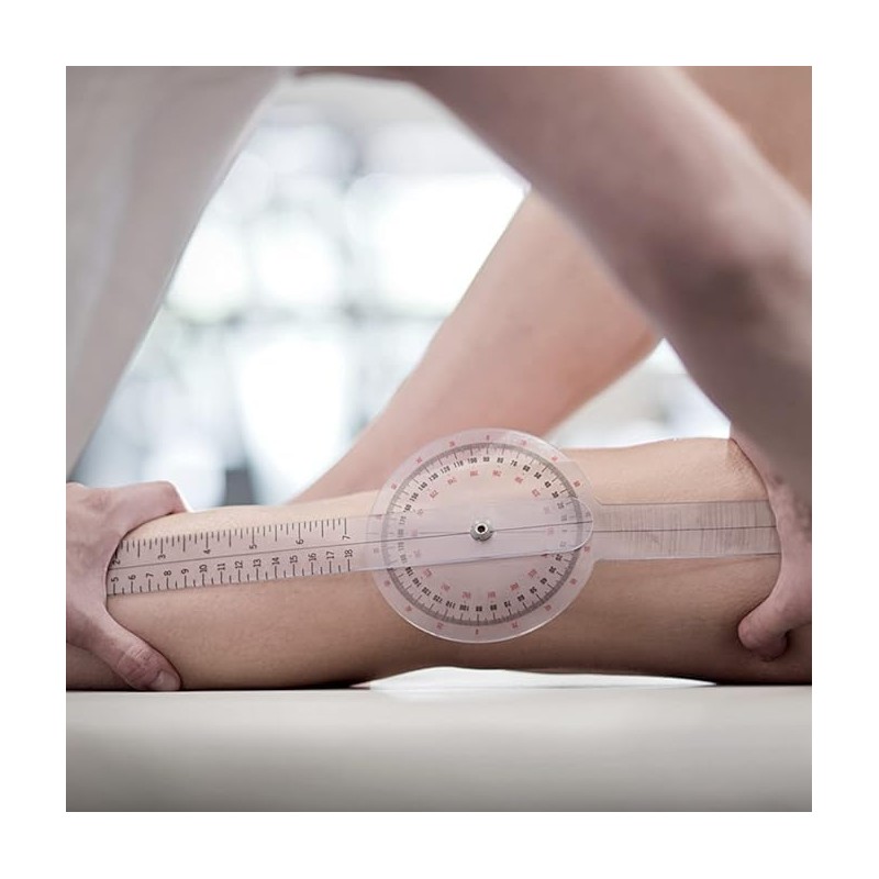 12 inch goniometer,360 Degree goniometer physical therapy,Transparent Orthopedic angle measuring