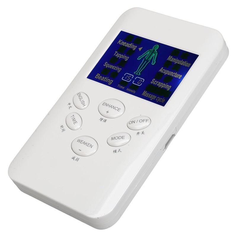 Dual Output Muscle Stimulating Machine Multifunctional Rechargeable Electronic Pulse Massager