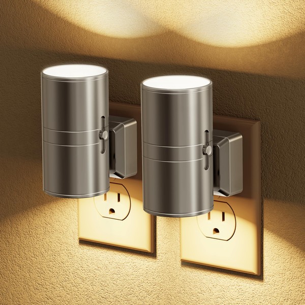 JandCase Night Light, LED Night Lights Plug into Wall, 2