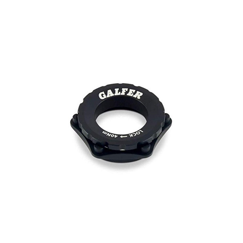 Galfer Center Lock Adapter for Adults, Unisex, Black, One Size