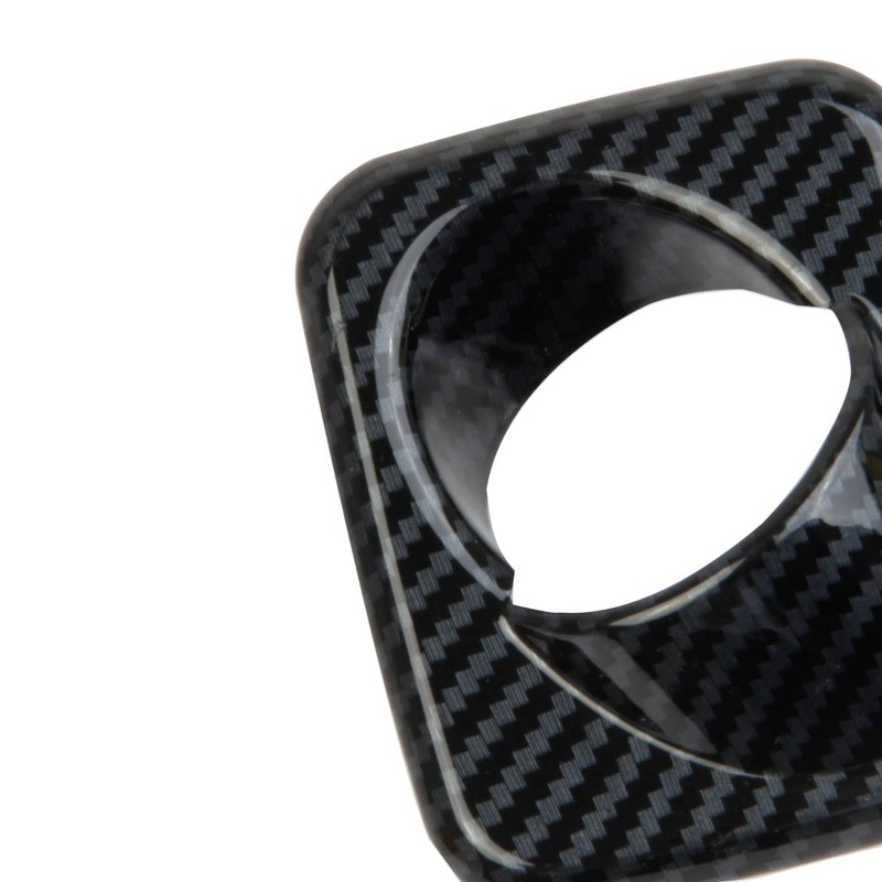 crosselec Carbon Fiber Tail Gate Licence Light Cover Trim for