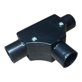 20mm PVC Inspection Tee - Black (Pack of 1)