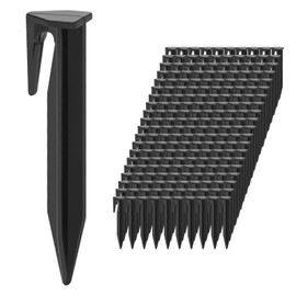 Zofory Pack of 200 Ground Pegs for Robotic Lawnmower Boundary Cable, Ground Spikes, Ground Anchors, Lawn Mower Accessories, Ground Hooks, Compatible with Lawn Robot Worx, Gardena, Husqvarna, Bosch