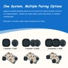 Soft Ring Blk Dog Bells to Go Outside - Wireless