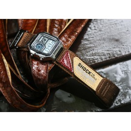 18mm Watch Band Strap for Casio AE-1000W AE-1200 AE-1300 AE-1500WH AEQ-110W AQ-S800W MRW-200H MRW-S300 SGW-300H SGW-400H W-216H W-218H W-735H, Super Rugged Nylon Sports Strap