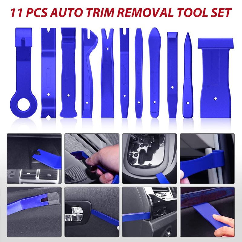 Nilight Trim Removal Tool 102 Pcs, Auto Push Pin Bumper
